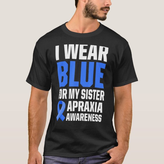 Apraxia Awareness Survivor Wear Warrior 25 T-Shirt (Front)