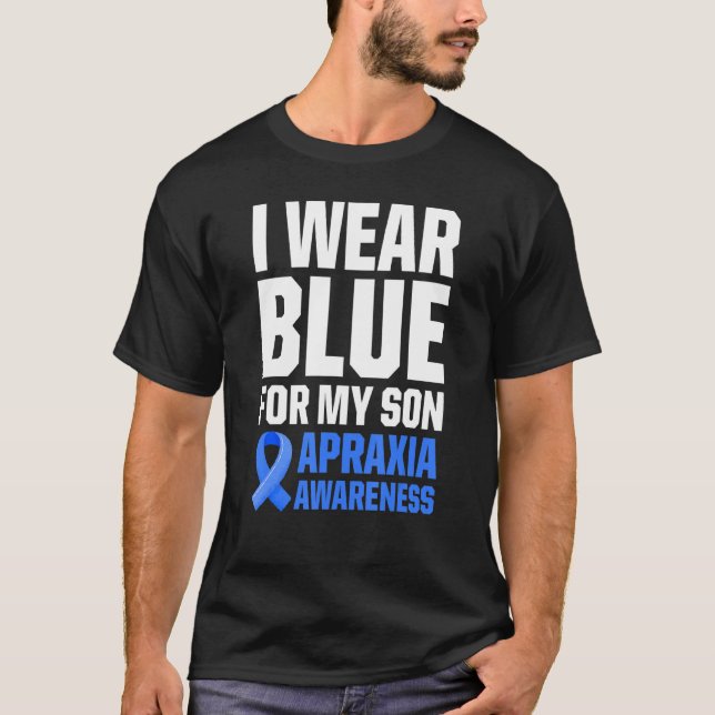 Apraxia Awareness Survivor Wear Warrior 4 T-Shirt (Front)