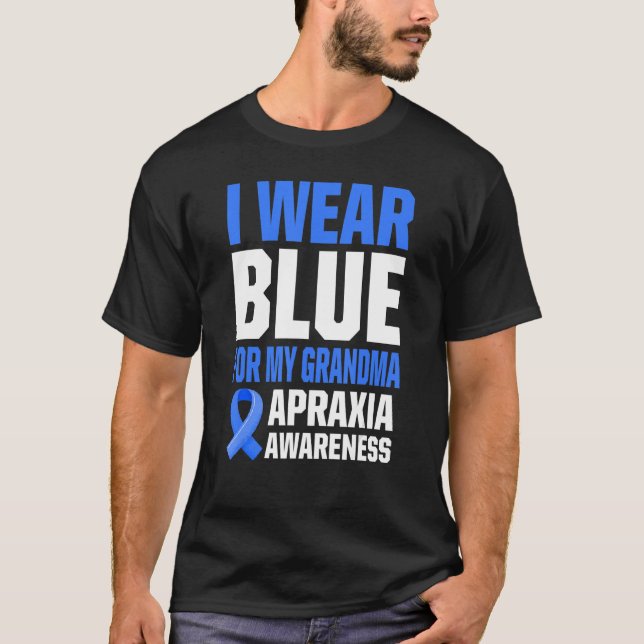 Apraxia Awareness Survivor Wear Warrior 8 T-Shirt (Front)