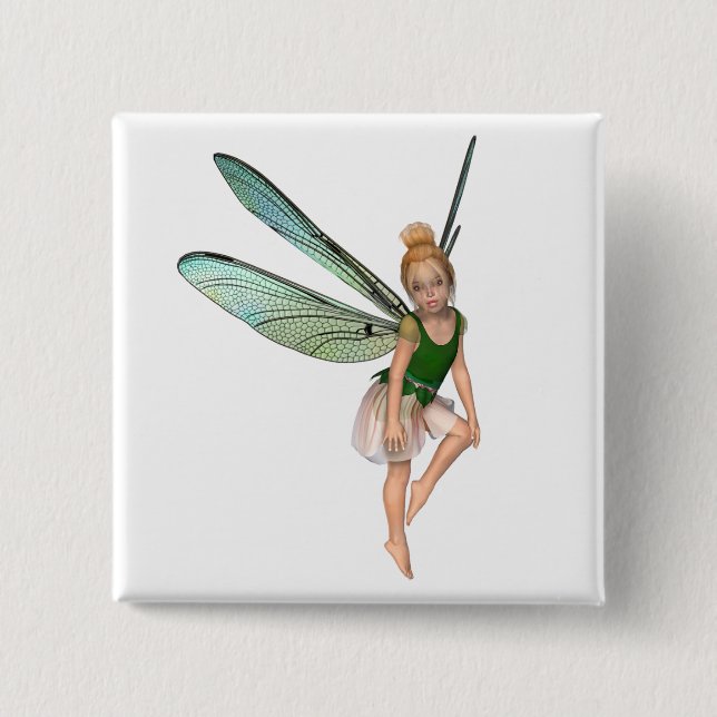 Aprella Fairy Pinback Button (Front)