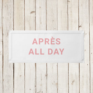 Après All Day Ski Club Icy Pink Pennant
