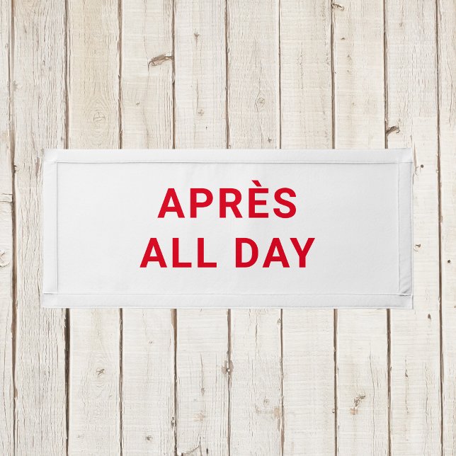 Après All Day Ski Club Winter Red  Pennant (Creator Uploaded)