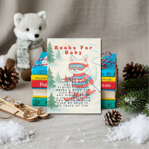 Après Bébé ski Baby Arctic Fox Books For Baby Enclosure Card