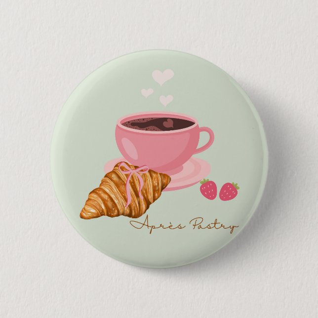   Après Pastry Cute Button (Front)