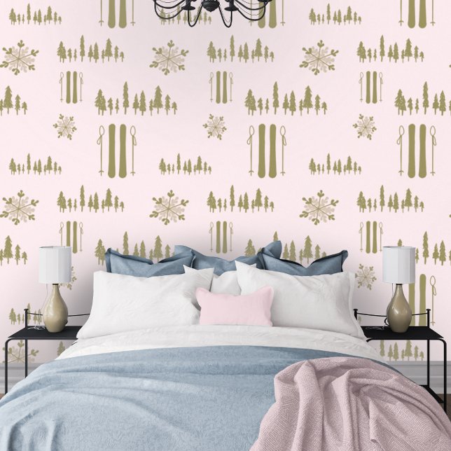 Apres Ski Alpine Pink Wallpaper (Creator Uploaded)