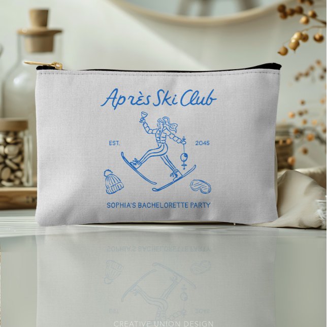 Apres Ski Bachelorette Party Favors Accessory Pouch (Creator Uploaded)