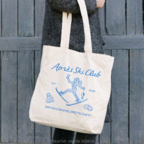 Apres Ski Bachelorette Party Favors Tote Bag