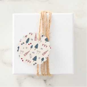 Apres Ski Bachelorette Weekend Champagne Favor Tag