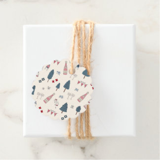 Apres Ski Bachelorette Weekend Champagne Favor Tag