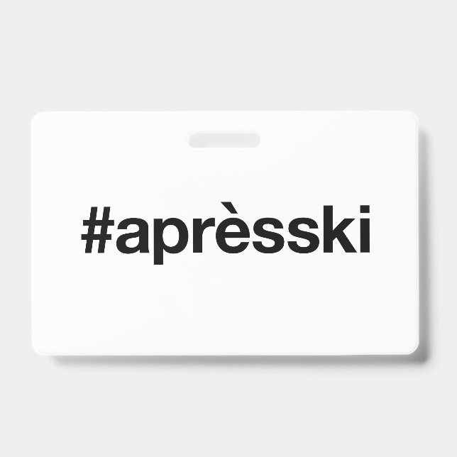 Apres-ski Badge (Front)