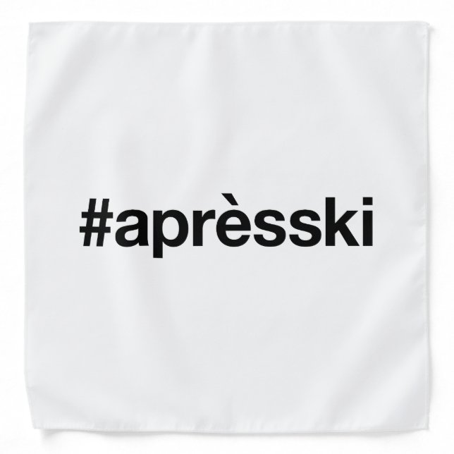 Apres-ski  bandana (Front)