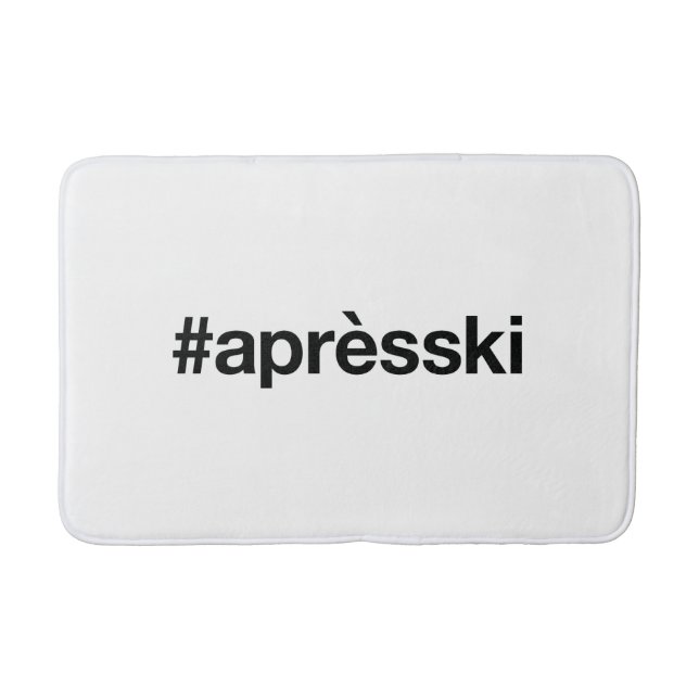 Apres-ski  bath mat (Front)