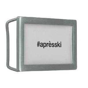 Apres-ski  belt buckle