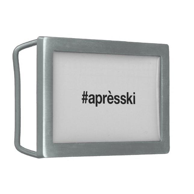 Apres-ski  belt buckle (Front Left)