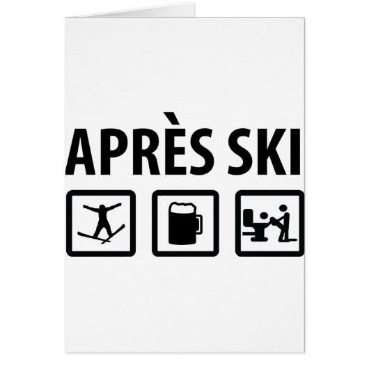 apres ski cards (Front)