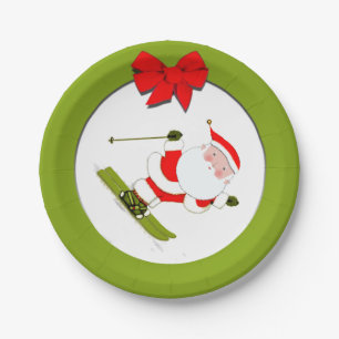 Apres Ski Christmas Holiday Party Paper Plates