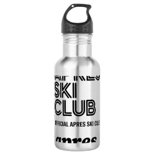 Apres Ski Club Coffee Mug – Winter Ski Lover Gift Stainless Steel Water Bottle