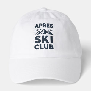 Apres Ski Club Mountain Logo - Custom Mens Winter  Hat