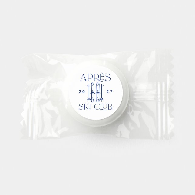Apres Ski Club Ski Trip Bachelorette Party Favors (Front)