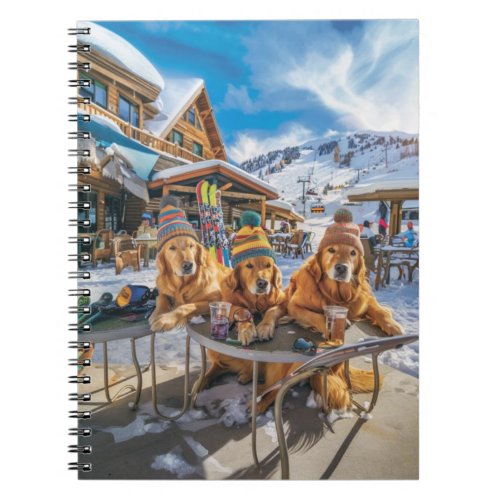 Apres Ski Dogs Notebook