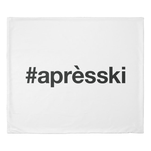Apres-ski Duvet Cover (Front)