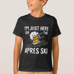 Apres Ski Funny Skier Winter Sport Skiing Gift T-Shirt