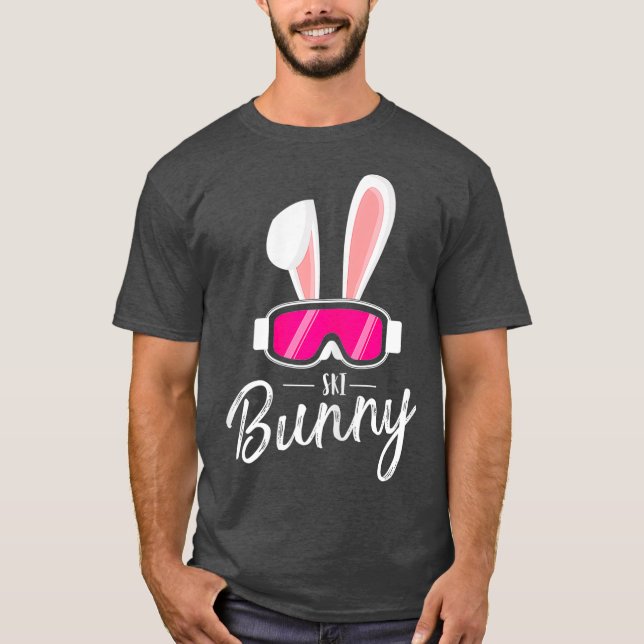 Apres Ski Funny Women Party Outfit Ski Bunny For T-Shirt (Front)