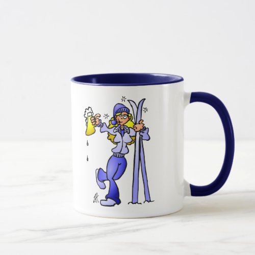 Aprs_ski girl mug