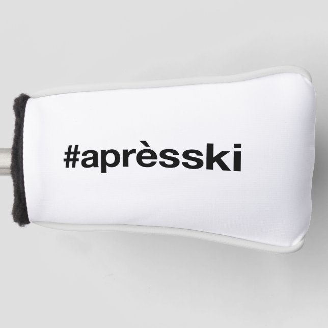 Apres-ski Golf Head Cover (Front)