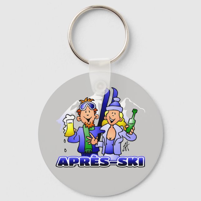 Après-ski Keychain (Front)