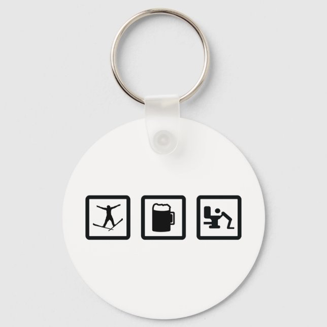 apres ski keychain (Front)