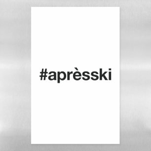 Apres-ski Magnetic Dry Erase Sheet