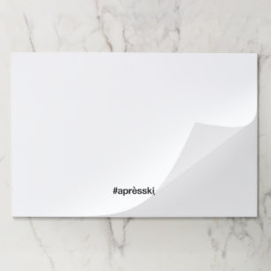 Apres-ski  paper pad