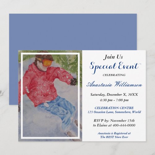 APRES SKI PARTY EVENT INVITE