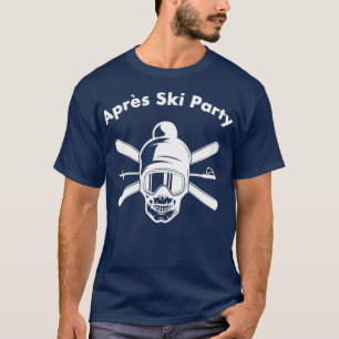 Apres Ski Party Ischgl 2020 skiing skull T-Shirt