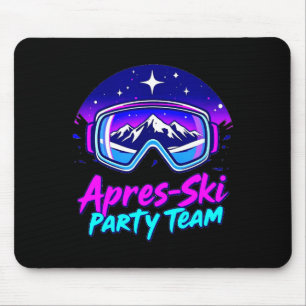Apres ski party vibes – snowy mountain nightlife A Mouse Pad