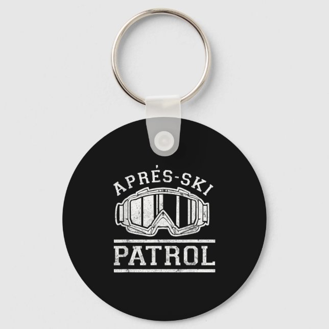 Apres Ski Patrol  Keychain (Front)