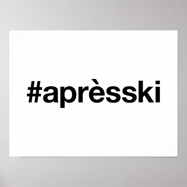 Apres-ski Poster (Front)