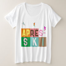 Après-ski Retro Skiers Color Block
