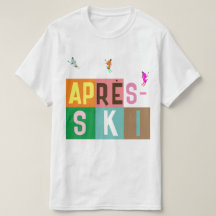 Après-ski Retro Skiers Color Block  