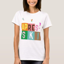 Après-ski Retro Skiers Color Block