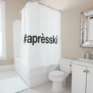 Apres-ski Shower Curtain