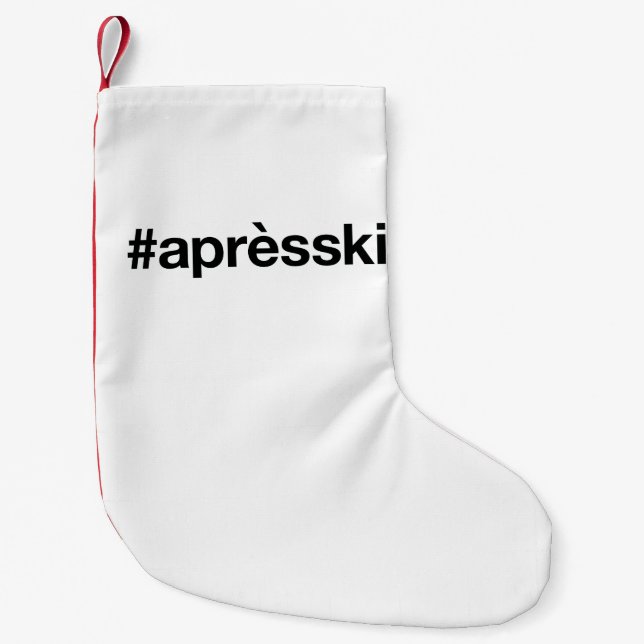 Apres-ski Small Christmas Stocking (Front)
