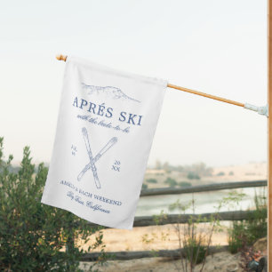 Après Ski With The Bride to Be Bach Weekend House Flag