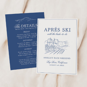 Après Ski With The Bride to Be Bach Weekend Invitation