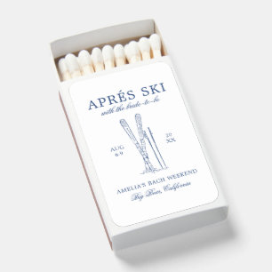 Après Ski With The Bride to Be Bach Weekend Matchboxes