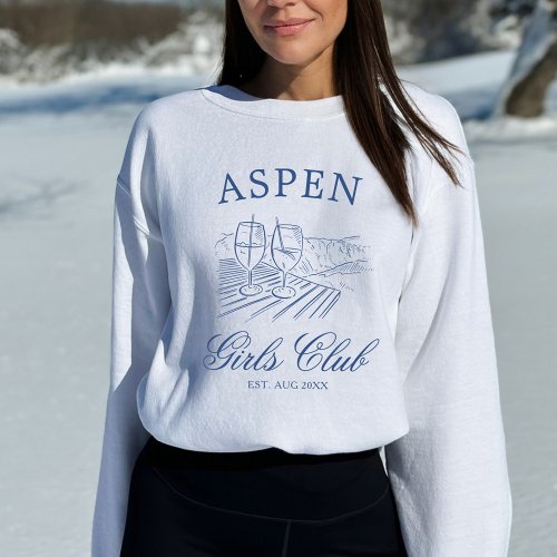 Aprs Ski With The Bride to Be Bach Weekend Sweatshirt