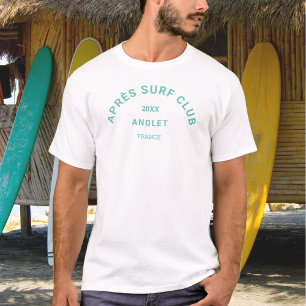 Après Surf Club Turquoise Surfers Social Crest T-Shirt