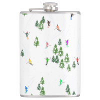 Apres Winter Ski Skiers