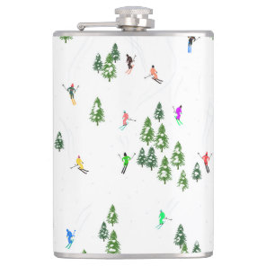 Apres Winter Ski Skiers Flask
